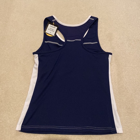 SSI navy racerback athletic sleeveless tank top Small - Picture 6 of 7